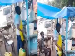 சிறுநீரை தண்ணீரில் கலந்து பானிபூரி.. வைரல் வீடியோ.. வலுக்கும் கண்டனம்!