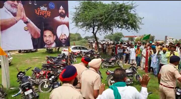 ਮਲੋਟ 'ਚ ਸੁਖਬੀਰ ਬਾਦਲ ਦਾ ਕਿਸਾਨਾਂ ਵੱਲੋਂ ਵਿਰੋਧ, ਕਾਲੀਆਂ ਝੰਡੀਆਂ ਵਿਖਾਈਆਂ
