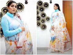 Sapna Chaudhary Saree: ਸਪਨਾ ਚੌਧਰੀ ਦਾ ਤਾਜ਼ਾ ਫੋਟੋਸ਼ੂਟ ਵਾਇਰਲ, ਵੇਖੋ ਤਸਵੀਰਾਂ