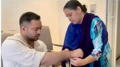 Delhi में होकर पर Tejashwi और Tej Pratap बहनों के पास अलग-अलग पहुंचे राखी बंधवाने | इंडिया चाहता है