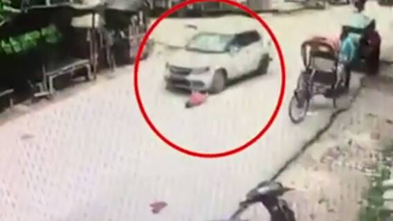 Prayagraj में तेज रफ्तार कार ने मासूम बच्ची को रौंदा