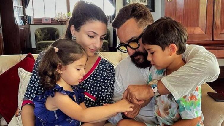 Raksha Bandhan 2021: this adorable pic of Kareena Kapoors son Jehangir Ali Khan with Cousin Inaaya will melt your hearts Raksha Bandhan 2021: খুদে জাহাঙ্গিরের প্রথম রাখিবন্ধন উদযাপন, ছবি শেয়ার করলেন সোহা আলি খান