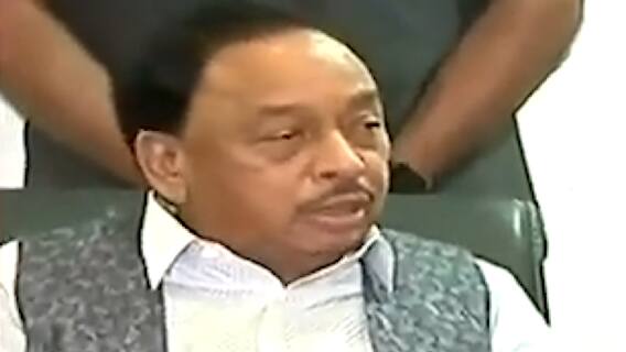 Narayan Rane Arrest : नारायण राणे महाडमध्ये दाखल होताच सेना - भाजप कार्यकर्त्यांमध्ये जोरदार राडा