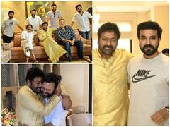 Chiranjeevi's 66th Birthday: साउथ के सुपरस्टार चिरंजीवी ने बेटे, राम चरण और भाई पवन कल्याण के साथ सेलिब्रेट किया 66वां बर्थडे, देखें Inside Photos