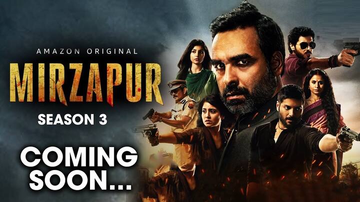 मिर्जापुर 3 (Mirzapur 3) - पंकज त्रिपाठी और अली फजल अभिनीत मिर्जापुर सीरीज के पिछले दो सीजन फैन्स को काफी ज्यादा पसंद आए हैं. अब खबर ये है कि मेकर्स ने इस सीरीज के तीसरे पार्ट की तैयारी शुरू कर दी है. हालांकि इसकी रिलीज डेट को लेकर कोई घोषणा नहीं की गई है.