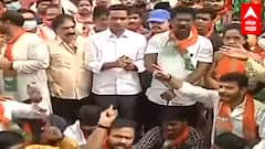 Narayan Rane Arrest : पुण्यात महाविकास आघाडीच्या कार्यकर्त्यांचं आंदोलन, राणेंच्या पुतळ्याचे दहन