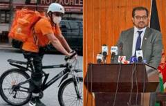 Afghanistan News: అఫ్గాన్‌లో ఐటీ మంత్రి.. ఇప్పుడు సైకిల్‌పై పిజ్జా డెలివరీ.. ఫోటోలు వైరల్