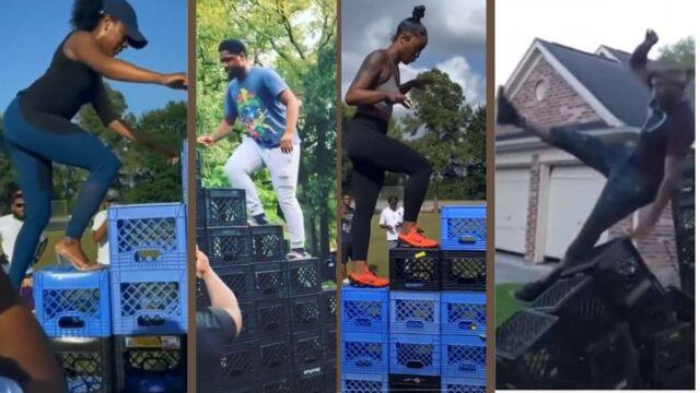 What is 'Milk Crate Challenge?' Know more about the viral 'balancing act' that took over the internet ਸੋਸ਼ਲ ਮੀਡੀਆ ‘ਤੇ Milk Crate Challenge ਦੀਆਂ ਧੂਮਾਂ, ਜਾਣੋ ਕੀ ਹੈ ਤੇ ਕਿਵੇਂ ਹੋਈ ਸ਼ੁਰੂਆਤ