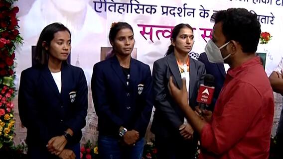 WEB EXCLUSIVE : मध्य रेल्वेच्या ऑलिम्पिक महिला हाॅकी खेळाडूंचा सत्कार, खेळाडूंच्या काय प्रतिक्रिया?