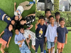 Taimur Ali Khan Pics:  पहली बार अपने खास दोस्तों के साथ दिखे kareena kapoor के लाडले Taimur,  ब्वॉय गैंग के साथ की खूब मस्ती