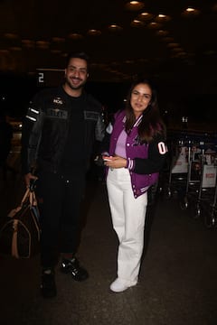 #CoupleGoals! Lovebirds Jasmin Bhasin & Aly Goni Can’t Keep Their Eyes Off At The Airport; See Pics