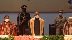 HINDI NEWS: भीमराव अंबेडकर यूनिवर्सिटी पहुंचे Ramnath Kovind, 9वें दीक्षांत समारोह में कर रहे शिरकत