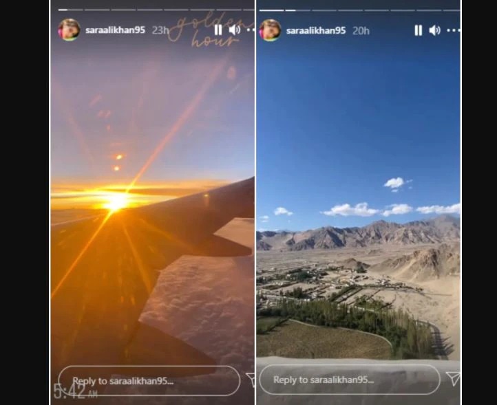 Sara Ali Khan Enjoys Her Vacation In Ladakh, See PICS