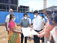 மதுரை ; ஸ்மார்ட் சிட்டி திட்டப்பணிகள் என்னாச்சு ? சு.வெங்கடேசன் எம்.பி., ஆய்வு