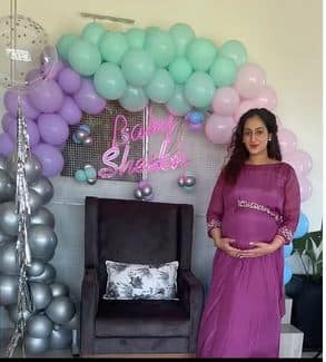 Film producer Ruchika Kapoor who got married to TV actor Shaheer Sheikh in April this year is all set to welcome her first baby.[pic credit: Instagram/Ruchika Kapoor]