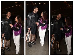 #CoupleGoals! Lovebirds Jasmin Bhasin & Aly Goni Can’t Keep Their Eyes Off At The Airport; See Pics
