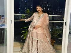 गोदभराई के बाद तीज के रंग में रंगी हुई दिखीं Sushmita Sen की भाभी Charu Asopa, गुलाबी लहंगा, मांग में सिंदूर लगाए दिखीं बेहद खूबसूरत