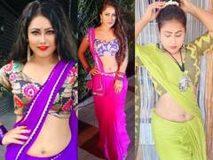 In Pics: बेहद ग्लैमरस अंदाज में साड़ी पहनती हैं भोजपुरी एक्ट्रेस प्रियंका पंडित, तस्वीरों में देखिए उनके ये खूबसूरत लुक्स