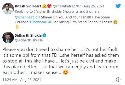 Sidharth Shukla के फैन्स ने Shehnaaz Gill पर उठाई उंगली तो भड़के एक्टर, ऐसे सिखाया सोशल मीडिया यूजर्स को सबक