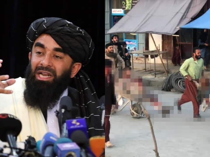 Afghanistan Crisis: Taliban on attack at Kabul airport Kabul Airport Attack: काबुल एयरपोर्ट के पास हुए धमाकों पर तालिबान की पहली प्रतिक्रिया