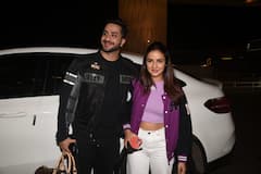 #CoupleGoals! Lovebirds Jasmin Bhasin & Aly Goni Can’t Keep Their Eyes Off At The Airport; See Pics