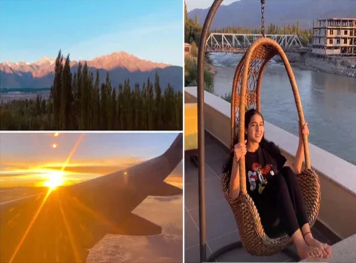 Sara Ali Khan Enjoys Her Vacation In Ladakh, See PICS