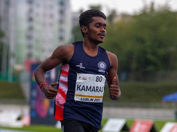 Trichy Manikandan advanced to the final in the World Deaf Athletics Championship உலக காதுகேளாதோர் தடகள சாம்பியன்ஷிபில் இறுதிப்போட்டிக்கு முன்னேறிய திருச்சி மணிகண்டன்