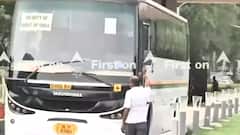 First on ABP: Visuals of Afghan evacuees from leaving Hindon airbase