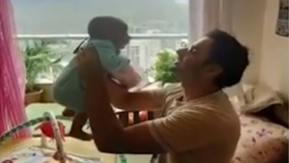 Sasural Simar Ka 2 fame actor Wasim Mushtaq takes care of his 6-month-old kid on sets