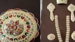 દ્વારકાધીશને એક ભક્તે એક કિલો 750 ગ્રામ ચાંદીની આરતી કરી અર્પણ, જુઓ ગુજરાતી ન્યૂઝ