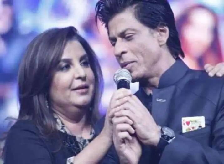 Bollywood shah rukh khan recreates mai ho na moment with farah khan Shah Rukh Khanને  Farah Khanની સાથે રિક્રિએટ કરી, Main Hoon Naની મોમેન્ટ, જુઓ મજેદાર Video