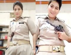 ਪੁਲਿਸ ਵਾਲੀ ਰਿਵਾਲਵਰ ਰਾਣੀ ਦਾ ਵੀਡੀਓ ਵਾਇਰਲ, ਅਧਿਕਾਰੀਆਂ ਨੇ ਕਰ ਦਿੱਤੀ ਲਾਈਨ ਹਾਜ਼ਰ