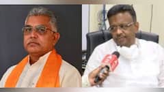 TMC-BJP: দুধে সোনার তত্ত্বে অনড় দিলীপ, 'ওই গরুকে আমার কাছে পাঠান', খোঁচা ফিরহাদের | Bangla News