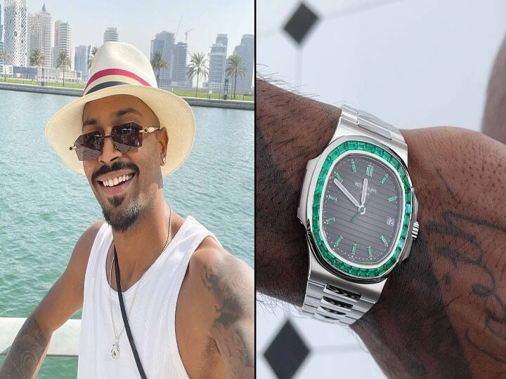 Hardik Pandya using an expensive watch என்னது 5 கோடி ரூபாய் வாட்ச்சா.... ஹர்த்திக் பாண்ட்யா வாட்சையை பார்த்து வாய் பிளக்கும் ரசிகர்கள்!