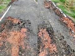 बिहार: साल भर भी नहीं टिकी करोड़ों की लागत से बनी सड़क, जगह-जगह पर बन गए गड्ढे, आवागमन में हो रही परेशानी