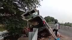 પાટણઃ રૂપેણ નદીના પુલની ગ્રીલ સાથે કાર અથડાતા સર્જાયો અકસ્માત, બે લોકોના મોત