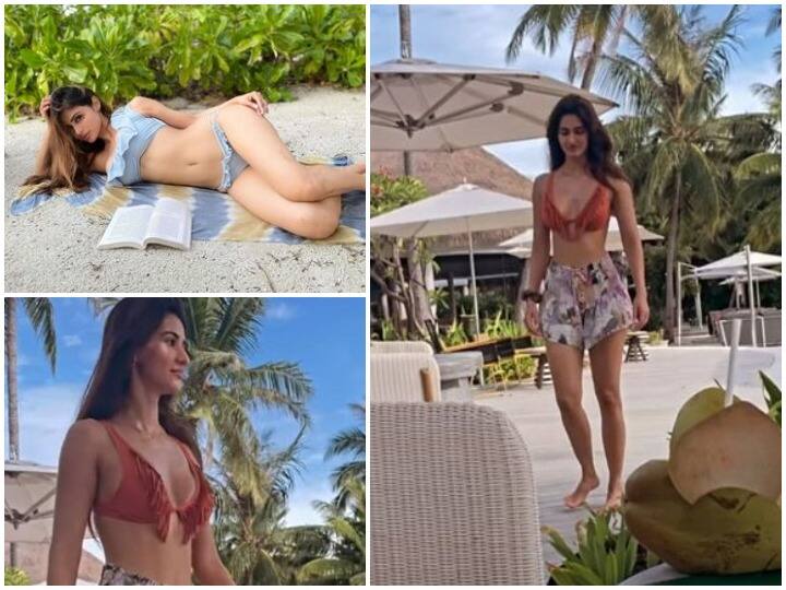 Disha Patani and Mouni Roys bikini  Avatar made fans crazy Bikini Babes: Disha Patani और Mouni roy की दिलकश अदाओं से उड़ाए फैन्स के होश, टू-पीस पहनकर बीच पर चिल करती आईं नजर