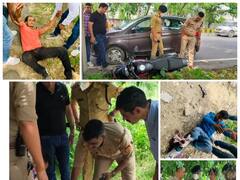 Noida Encounter: नोएडा में अपराधियों के साथ पुलिस की हुई मुठभेड़, गोली लगने के कारण दो बदमाश घायल