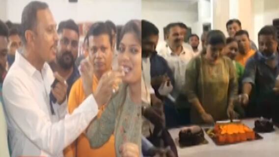 વડોદરા: ભાજપના કોર્પોરેટરની મનપાની ઓફિસમાં જન્મદિનની ઉજવણી, કોવિડ નિયમનો કરાયો ભંગ