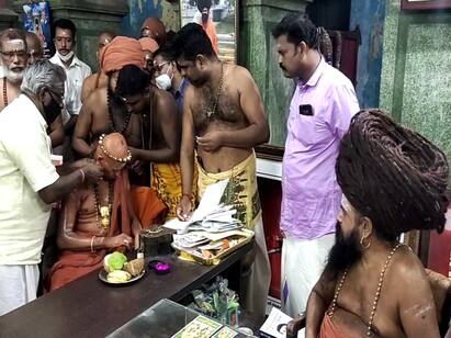 madurai adinam who visited dharmapuram athena மதுரை ஆதீனத்திற்கு தாய் வீட்டு சீதனம் வழங்கிய தருமபுரம் ஆதீனம்...!