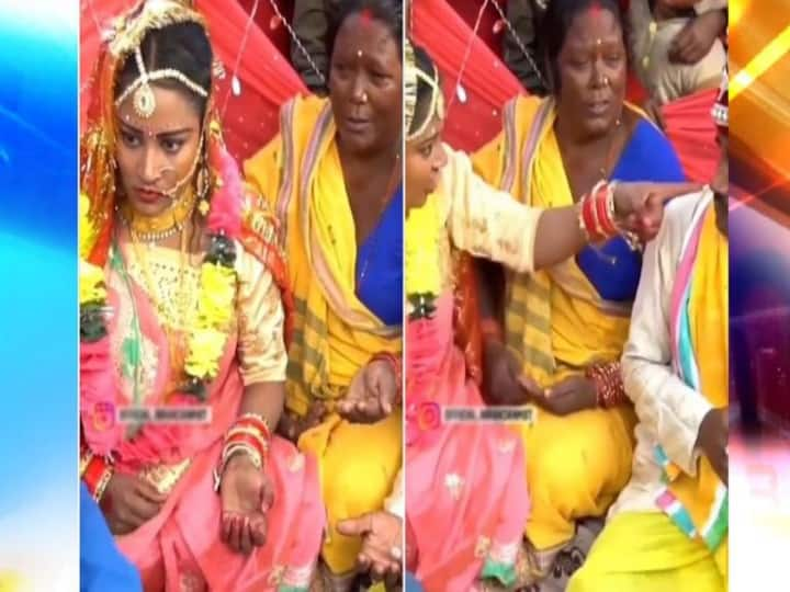 Angry Bride Beats Groom For Chewing Tobacco During Wedding Rituals, Video Goes Viral Viral Video: மணமேடையில் பான்பராக்.. மாப்பிள்ளைக்கு பளார் விட்ட புதுப்பொண்ணு.!