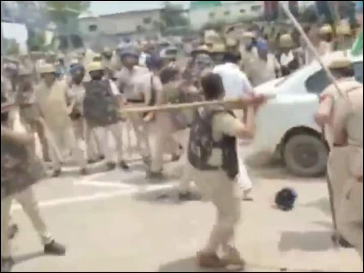 Baton Charge On Farmers: किसानों पर लाठीचार्ज से कांग्रेस भड़की, सुरजेवाला बोले- कायर सरकार ने जनरल डायर की याद दिला दी