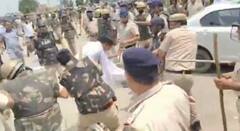 ਭਾਜਪਾ ਦੀ ਬੈਠਕ ਦਾ ਵਿਰੋਧ ਕਰਦੇ ਕਿਸਾਨਾਂ ਤੇ ਪੁਲਿਸ ਵੱਲੋਂ ਲਾਠੀਚਾਰਜ