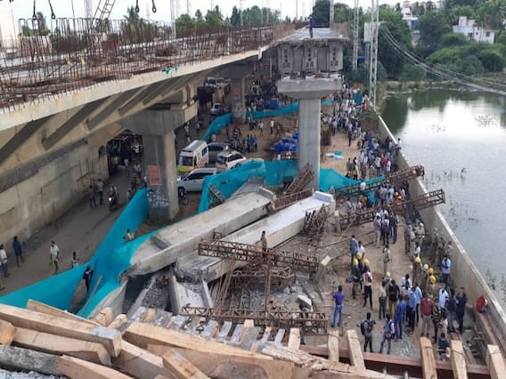 Madurai | சடாரென்று சரிந்த பாலம்..ஒருவர் உயிரிழப்பு.. மதுரையில் நடந்தது என்ன?