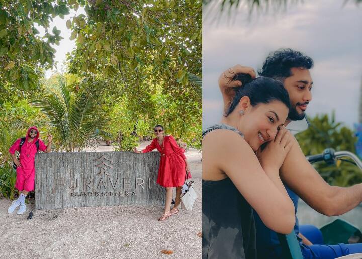 मालदीव इन दिनों बॉलीवुड सेलिब्रिटीज़ के वेकेशन के लिए परफेक्ट डेस्टिनेशन बन गया है. इन दिनों बॉलीवुड की जानी-मानी एक्ट्रेस गौहर खान और उनके पति कॉरियोग्राफर जैद दरबार भी अपनी छुट्टियां यहां बिता रहे हैं. दोनों ने अपने सोशल मिडिया अकाउंट पर इसकी कई तस्वीरें और वीडियोज़ शेयर किए हैं. ये कपल यहां के सबसे महंगे द्वीप फुरावरी में रुके हैं, जिसकी खूबसूरती देखते ही बनती है. इस द्वीप पर शानदार कॉटेज हैं जहां जाकर किसी का भी मूड फ्रेश हो जाएगा. जानते हैं इस द्वीप पर एक रात गुजारने के लिए आपको कितना खर्च पड़ेगा?