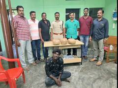 மயிலாடுதுறையில் வீட்டில் கஞ்சா விற்பனை செய்த இளைஞர் கைது...!