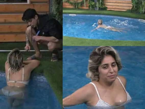 In Pics: Neha Bhasin ने 'Bigg Boss OTT' में लगाया ग्लैमर का तड़का, बिकिनी पहन घर के पूल में उतरी सिंगर In Pics: Neha Bhasin ने 'Bigg Boss OTT' में लगाया ग्लैमर का तड़का, बिकिनी पहन घर के पूल में उतरी सिंगर