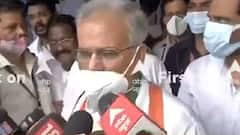 छत्तीसगढ़ कांग्रेस घमासान पर मीडिया के सवालों से बचते दिखे Bhupesh Baghel