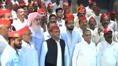 SP में शामिल होने के बाद Mukhtar Ansari के भाई ने बीजेपी पर बोला हमला