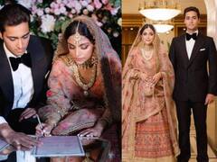 Wedding Album: सब्यसाची का लहंगा और बॉलीवुड गाने, ऐसे हुई पााकिस्तान के पूर्व पीएम नवाज शरीफ की बेटी मरीयम नवाज के बेटे की शादी